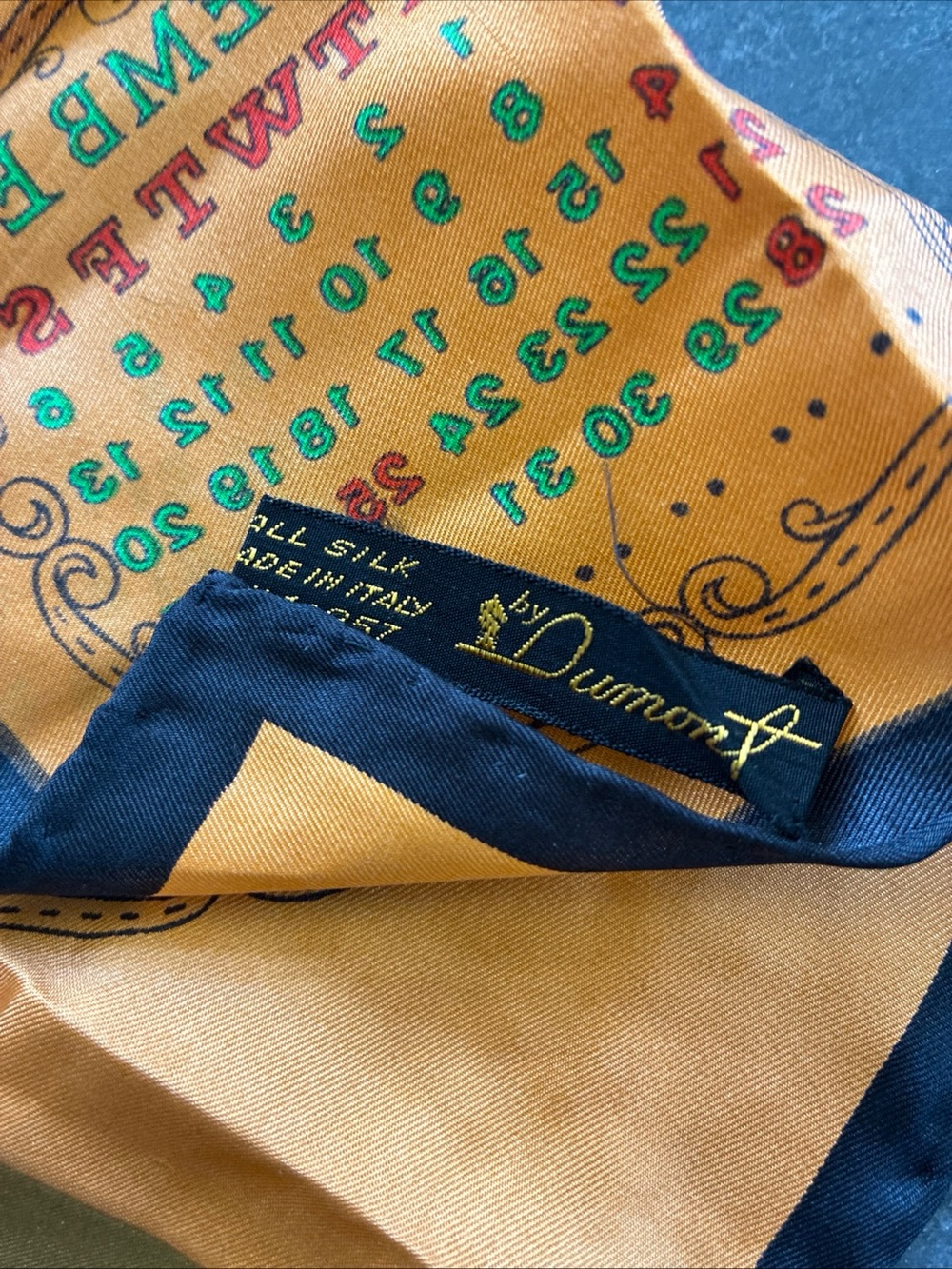 Lot Of 7 - Dumont Silk Scarf 1960’s